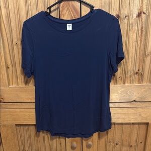 Old Navy Dark Blue Short Sleeve Tee
